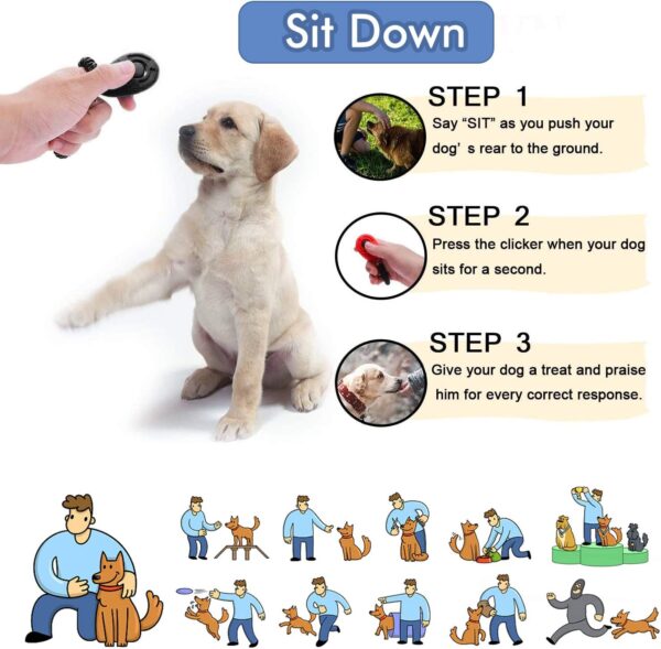 Dog Training Clicker with Wrist Strap - Image 3